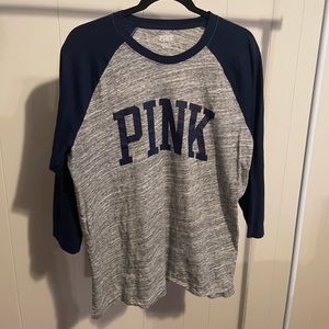 Victoria’s Secret PINK 3/4 sleeve baseball tee!